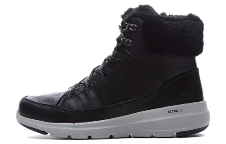 (Women) Skechers Glacial Ultra 'Cozy Black' 144178-BLK