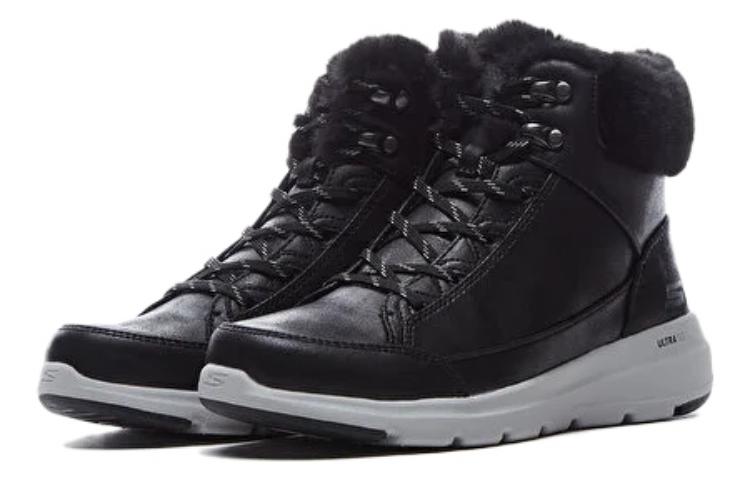 Lookbook (Women) Skechers Glacial Ultra 'Cozy Black' 144178-BLK