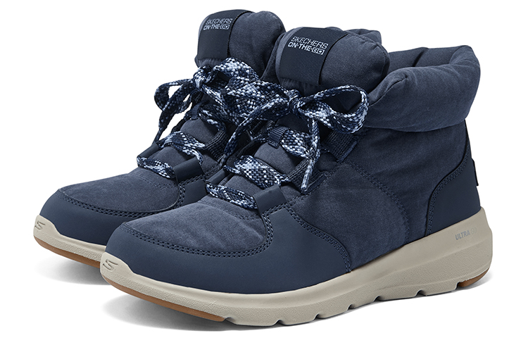 W) スケッチャーズ グレイシャル ウルトラ「トレンドアップ - ネイビー