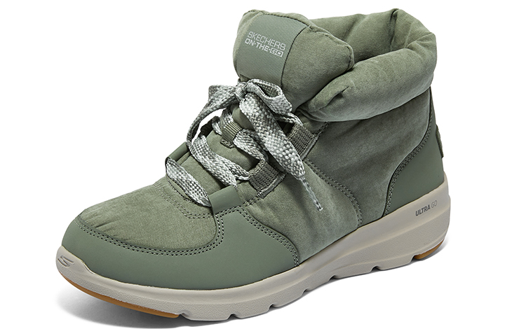 Shop (Women) Skechers Glacial Ultra 'Trend Up - Olive' 144194-OLV
