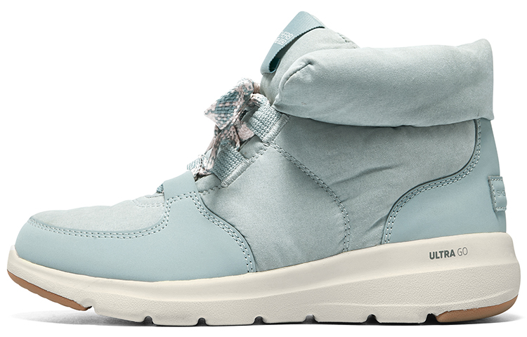 (Women) Skechers Glacial Ultra Boots 'Light Blue' 144194-LTBL