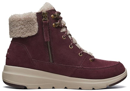 (W) Skechers Glacial Ultra 'Burgundy' Merah Marun 16677-BURG Order (W) Skechers Glacial Ultra 'Burgundy' Merah Marun 16677-BURG