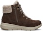 Order (W) Skechers Glacial Ultra Mid-Top Snow Boots Coffee - But Salji Mid-Tinggi Coffee 16677-CHOC