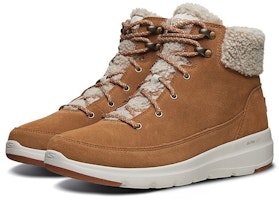 Skechers Glacial Ultra 中筒雪地靴 女款 栗色 Lookbook Skechers Glacial Ultra 中筒雪地靴 女款 栗色