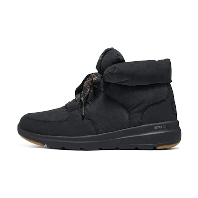 (W) Skechers Glacial Ultra-Trend Up Ankle Boots 'Black'