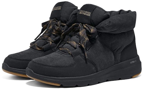 (W) スケッチャーズ グレイシャル ウルトラトレンド アンクルブーツ (ブラック) 144194-BLK Shop (W) スケッチャーズ グレイシャル ウルトラトレンド アンクルブーツ (ブラック) 144194-BLK