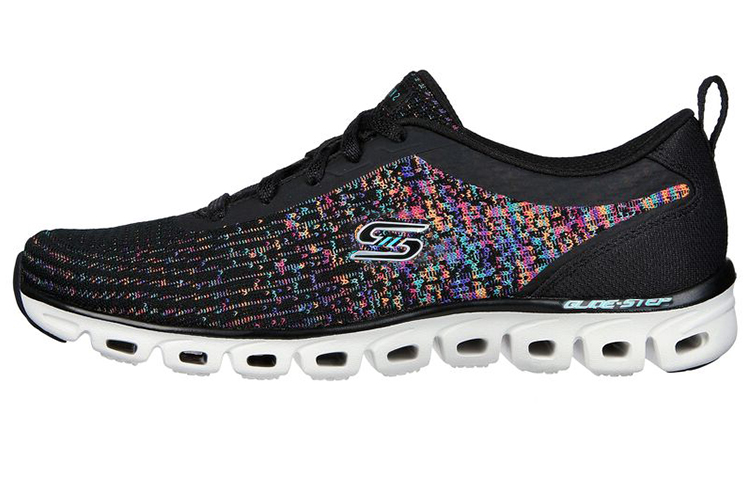 (Women) Skechers Glide-Step 'Black Casual' 104331-BKMT