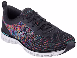 Lookbook (W) Skechers Glide-Step 'Hitam Kasual' 104331-BKMT