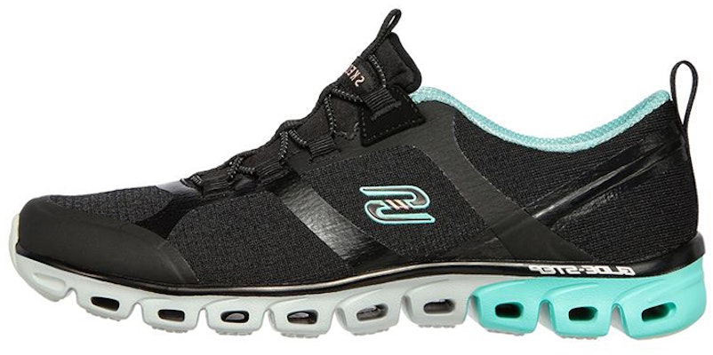 (Women) Skechers Glide-Step 'Black Green' 104195-BKMN Buy (Women) Skechers Glide-Step 'Black Green' 104195-BKMN