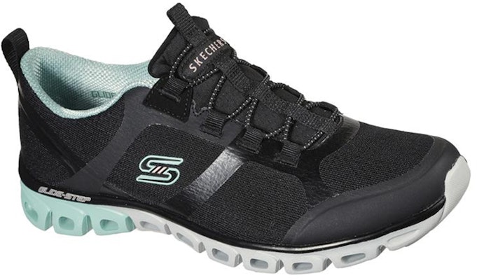 (Women) Skechers Glide-Step 'Black Green' 104195-BKMN Lookbook (Women) Skechers Glide-Step 'Black Green' 104195-BKMN