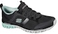 (W) Skechers Glide-Step 'Hitam Hijau' 104195-BKMN