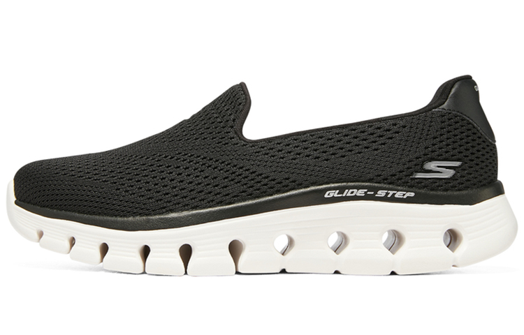 (Women) Skechers Glide-Step 'Black Slip-On' 124806-BLK