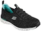 Lookbook (W) Skechers Glide-Step 'Hitam Putih' 104198-BKMN