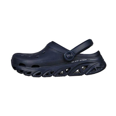 (W) Skechers Glide-Step 'Blue CMFT Sport Slide'