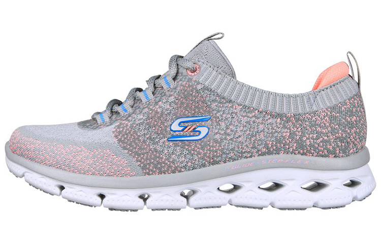 (Women) Skechers Glide-Step 'Grey Casual Low' 104308-GYPK