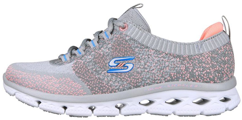 (Women) Skechers Glide-Step 'Grey Casual Low' 104308-GYPK Buy (Women) Skechers Glide-Step 'Grey Casual Low' 104308-GYPK