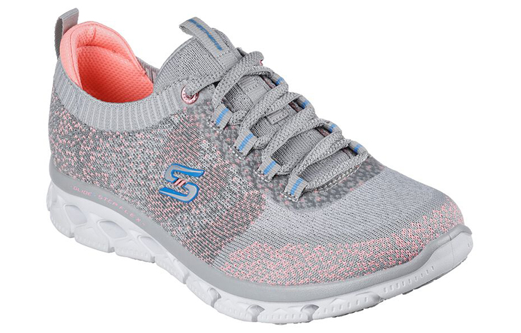 Lookbook (W) 斯凯奇 Glide-Step "灰色休闲低帮" 104308-GYPK