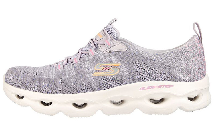 (Women) Skechers Glide-Step 'Grey Purple' 104302-LAV