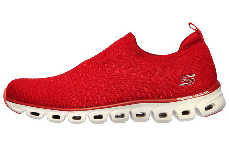(Women) Skechers Glide-Step 'Red Casual Slip-On' 104121-RED