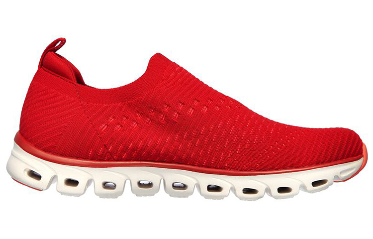 Order (Women) Skechers Glide-Step 'Red Casual Slip-On' 104121-RED