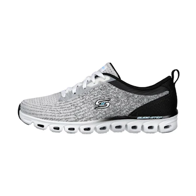 (W) Skechers Glide-Step 'White Black'