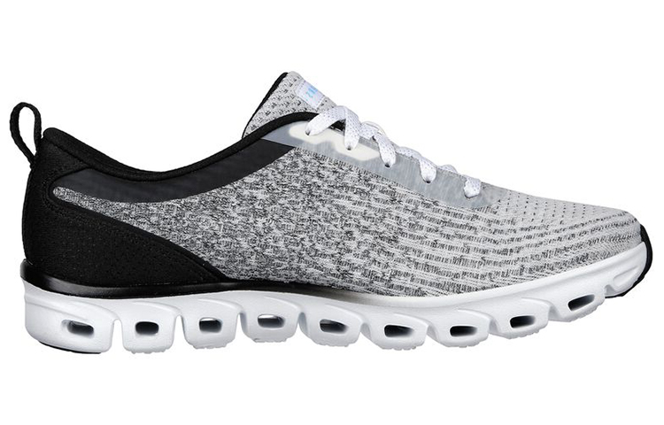 (W) Skechers Glide-Step 'White Black' 圖 2