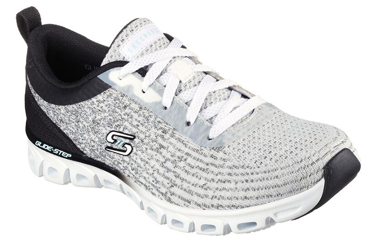 (W) Skechers Glide-Step 'White Black' 圖 3