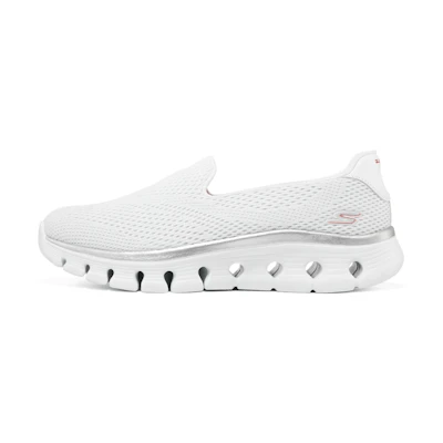 (W) Skechers Glide-Step 'White Slip-On'