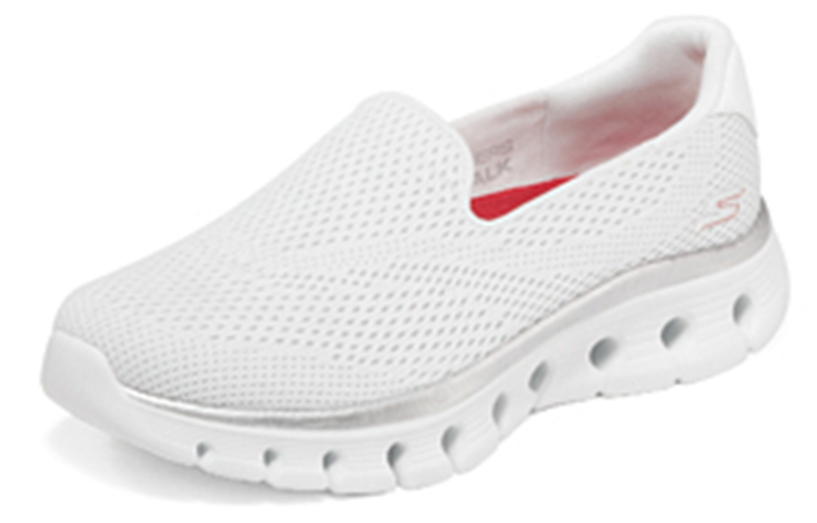 Lookbook (Women) Skechers Glide-Step 'White Slip-On' 124806-WHT