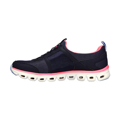 (W) Skechers Glide-Step Black 'Soaring'