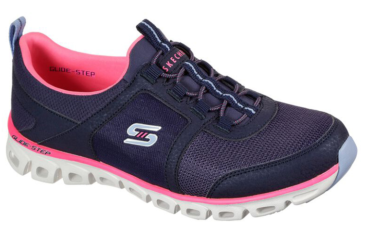 Lookbook (W) スケッチャーズ グライドステップ 黒 「舞い上がる」 (Sukecchaazu Guraidosuteppu Kuro "Maiagaru") 104088-NVHP