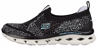 (Women) Skechers Glide-Step Flex 'Black' 104305-BKLV (Women) Skechers Glide-Step Flex 'Black' 104305-BKLV