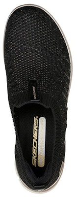 (Women) Skechers Glide-Step Flex 'Black Gold Slip-On' 104306-BKGD Shop (Women) Skechers Glide-Step Flex 'Black Gold Slip-On' 104306-BKGD