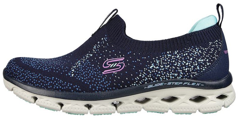 (Women) Skechers Glide-Step Flex 'Blue' 104305-NVTQ Buy (Women) Skechers Glide-Step Flex 'Blue' 104305-NVTQ