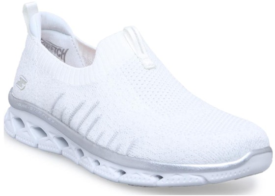 (Women) Skechers Glide-Step Flex 'White Silver Slip-On' 104306-WSL Lookbook (Women) Skechers Glide-Step Flex 'White Silver Slip-On' 104306-WSL