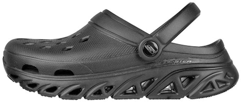 (Women) Skechers Glide-Step Foamies 'Black Comfort Sport Sandal' 111561-BBK (Women) Skechers Glide-Step Foamies 'Black Comfort Sport Sandal' 111561-BBK