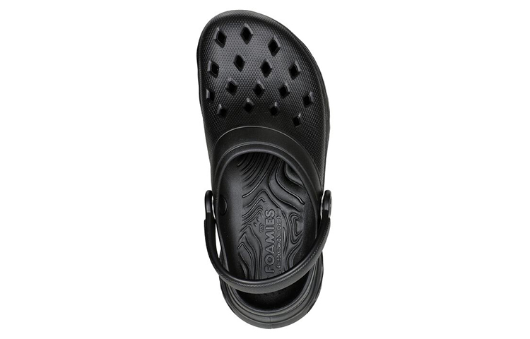 Lookbook (W) 斯凯奇 Glide-Step Foamies 黑色舒适运动凉鞋 111561-BBK