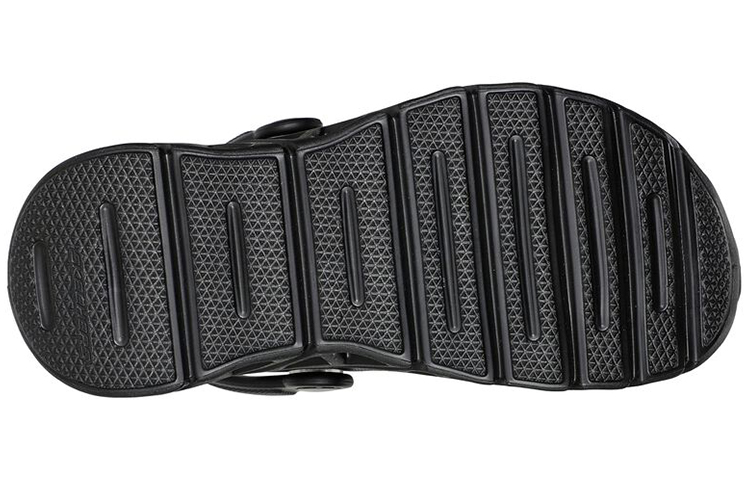 Shop (Women) Skechers Glide-Step Foamies 'Black Comfort Sport Sandal' 111561-BBK