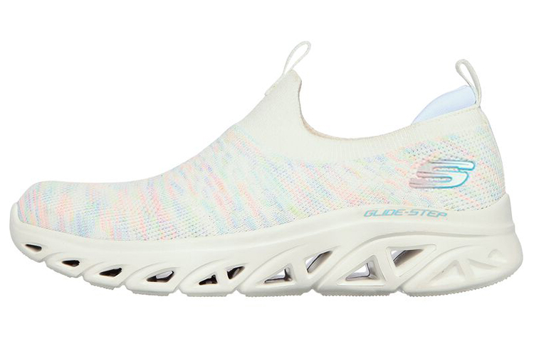(Women) Skechers Glide-Step Sport-Lively Glow 'White Slip-On' 149328-WMLT
