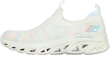 (Women) Skechers Glide-Step Sport-Lively Glow 'White Slip-On' 149328-WMLT (Women) Skechers Glide-Step Sport-Lively Glow 'White Slip-On' 149328-WMLT