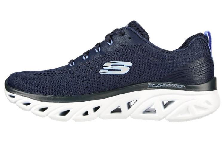 (Women) Skechers Glide-Step Sport-New Facets Shoes 'Navy Black' 149556-NVY