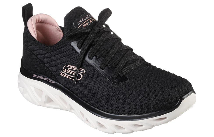 Lookbook (W) Skechers Glide-Step Sport 'Hitam' 149558-BKPK