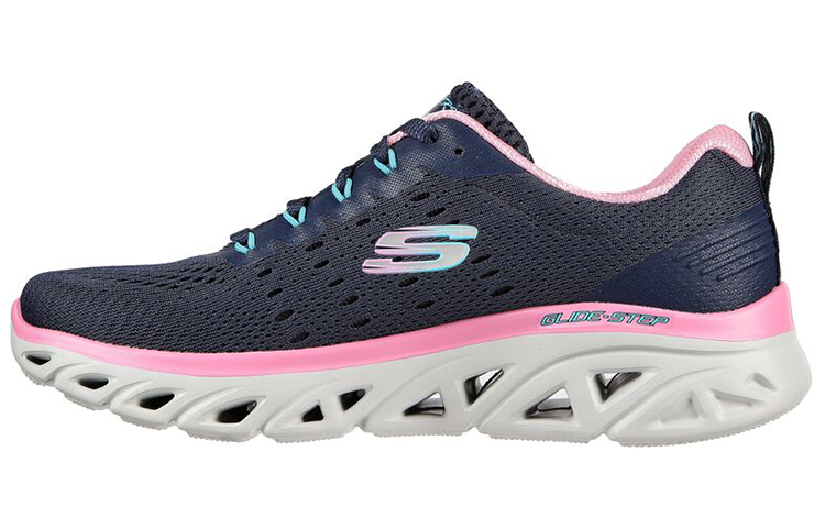 (Women) Skechers Glide-Step Sport 'Blue Pink White' 149927-NVMT