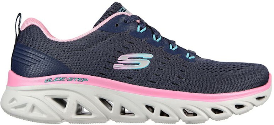 (Women) Skechers Glide-Step Sport 'Blue Pink White' 149927-NVMT Order (Women) Skechers Glide-Step Sport 'Blue Pink White' 149927-NVMT
