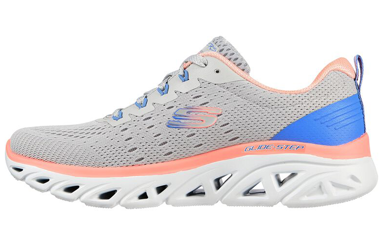 (Women) Skechers Glide-Step Sport 'Grey Pink White' 149927-LGMT