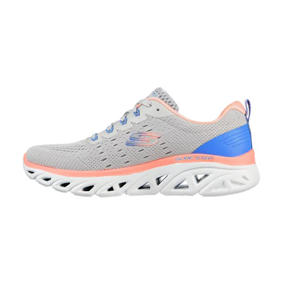 (W) Skechers Glide-Step Sport 'Grey Pink White'