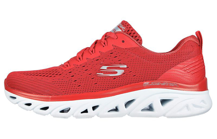 (Women) Skechers Glide-Step Sport 'New Facets Red' 149556-RED