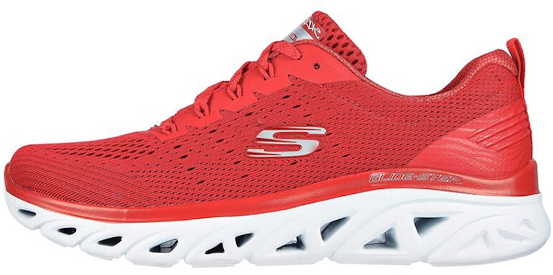 (Women) Skechers Glide-Step Sport 'New Facets Red' 149556-RED Buy (Women) Skechers Glide-Step Sport 'New Facets Red' 149556-RED