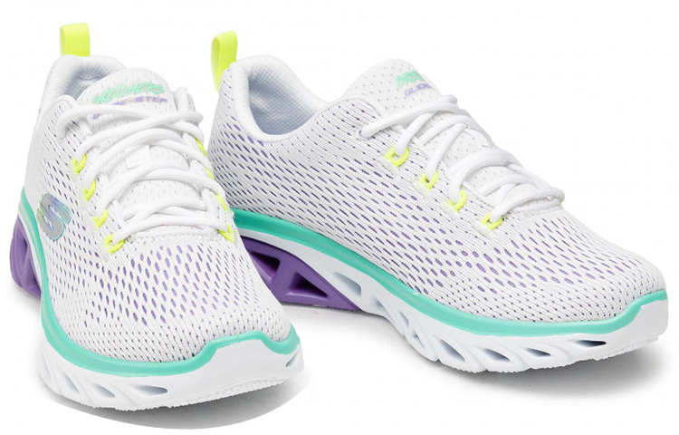 Lookbook (Women) Skechers Glide-Step Sport 'Sweeter Days White Purple' 149550-WLVM