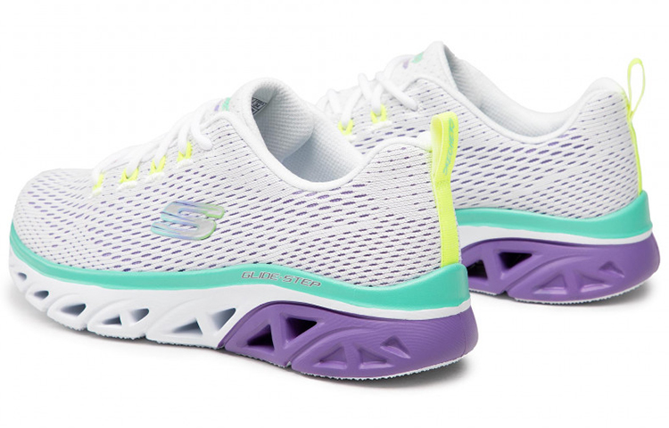 Shop (Women) Skechers Glide-Step Sport 'Sweeter Days White Purple' 149550-WLVM